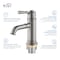 Kibi Victorian Single Handle Bathroom Vanity Sink Faucet with Pop Up Drain C-KBF1012BN-KPW100BN - alternate 5